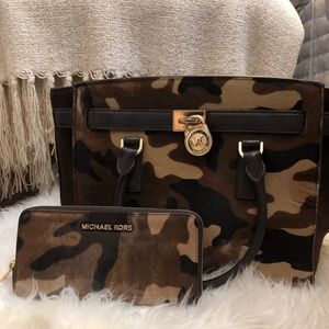 Michael Kors bag with matching wallet